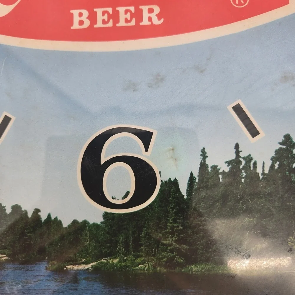 Vintage 1982 Schmidt Beer Lighted Wall Clock Sign G Heileman Embosograph Mancave
